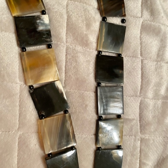 Belt made of horn. Handmade - Picture 11 of 17